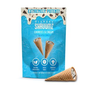 Diamond shruumz Cookies and Cream Cones